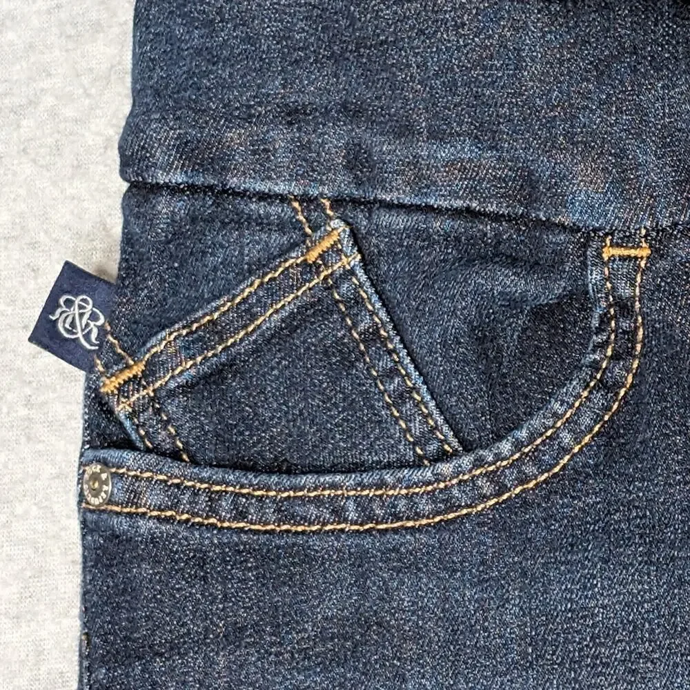 Rock & Republic Denim Rx Fever Pull-On Bermuda Shorts Women’s 10 Indigo Stretch